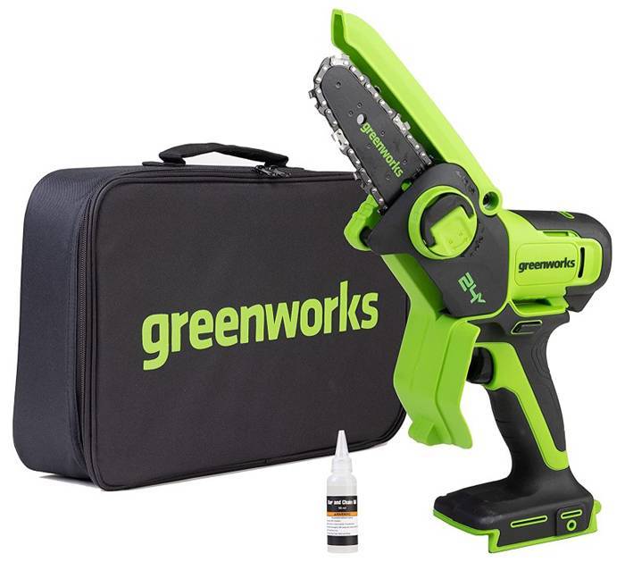 Пила аккумуляторная Greenworks GD24MCS10
