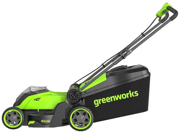 Газонокосилка аккумуляторная Greenworks GD40LM411