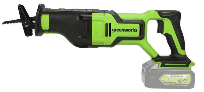 Пила сабельная аккумуляторная Greenworks GD24RS