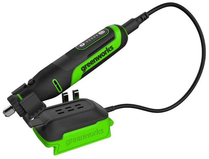 Гравер аккумуляторный Greenworks G24RT