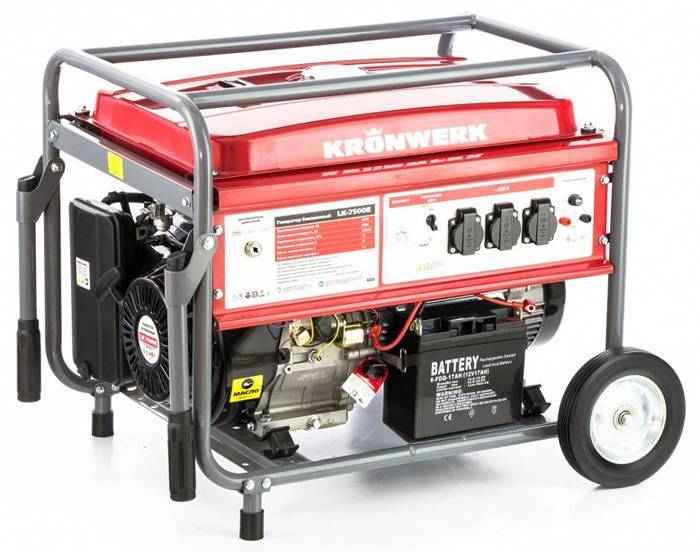 Бензогенератор Kronwerk LK 7500E