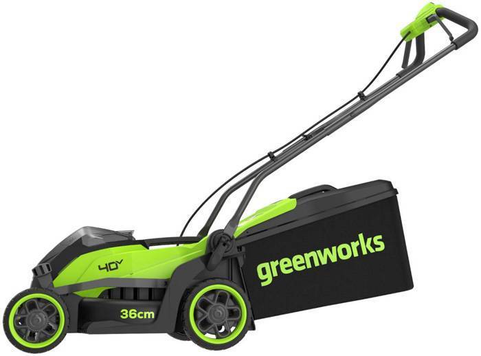 Газонокосилка аккумуляторная Greenworks GD40LM361